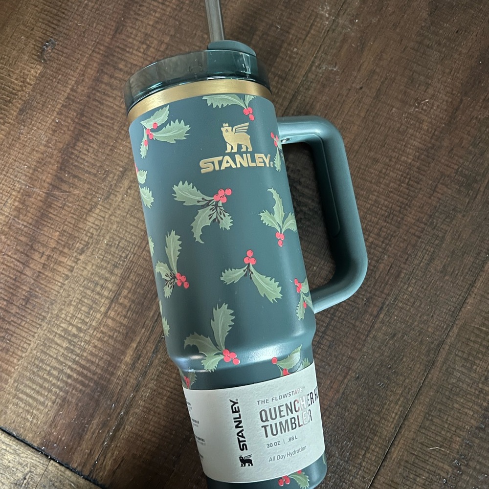 Stanley Green and Red Festive Tumbler